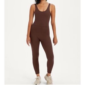 Girlfriend collective scoop unitard - twig